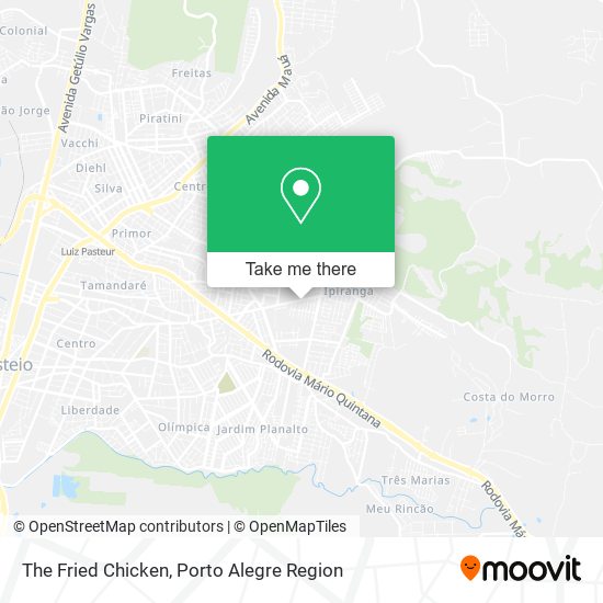 The Fried Chicken map