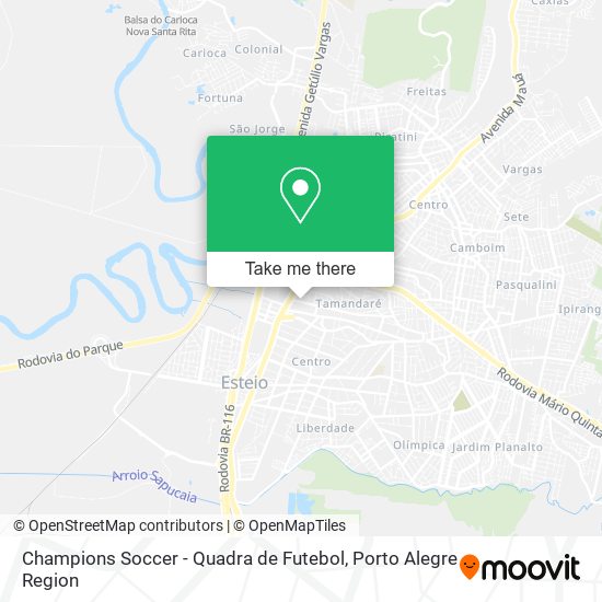 Mapa Champions Soccer - Quadra de Futebol