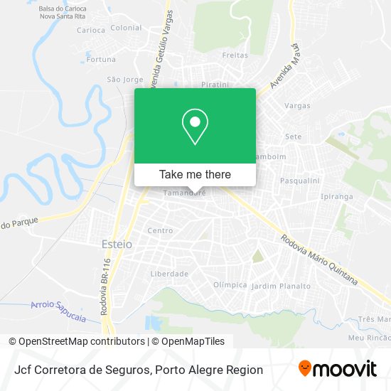 Jcf Corretora de Seguros map