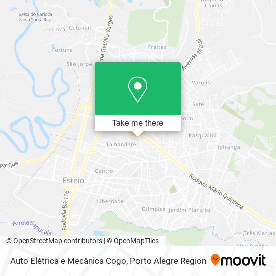 Mapa Auto Elétrica e Mecânica Cogo