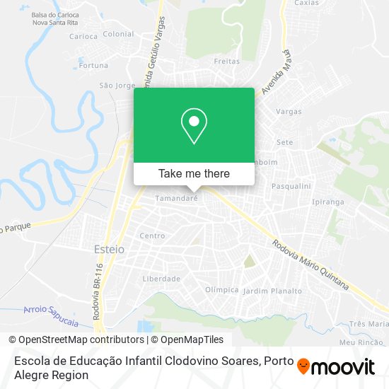 Escola de Educação Infantil Clodovino Soares map