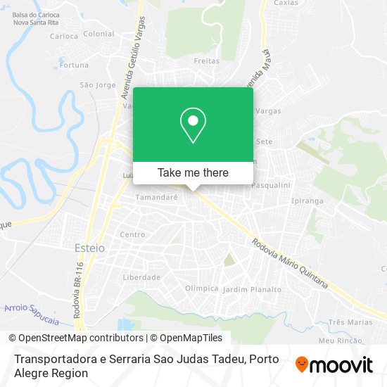 Transportadora e Serraria Sao Judas Tadeu map