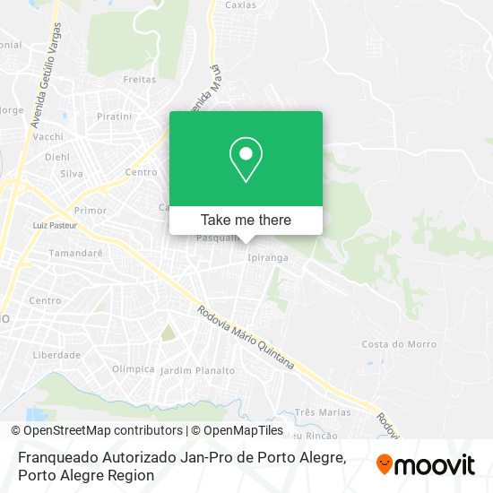 Franqueado Autorizado Jan-Pro de Porto Alegre map