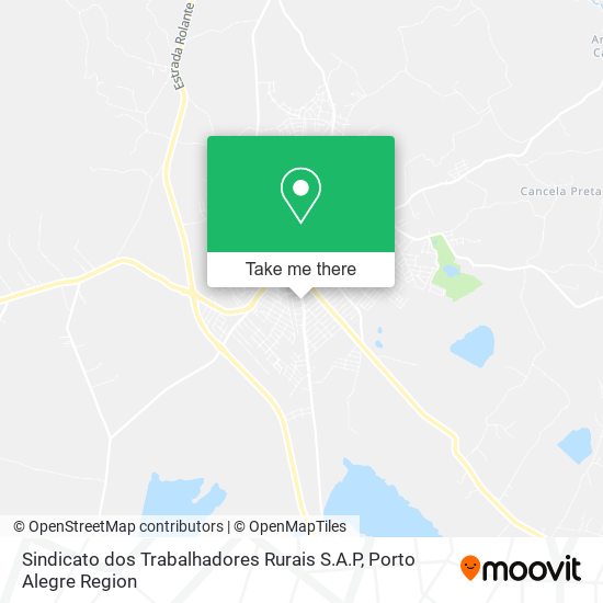 Sindicato dos Trabalhadores Rurais S.A.P map