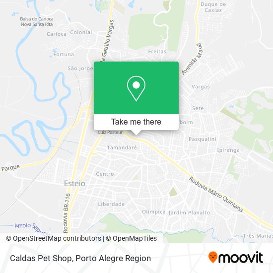 Caldas Pet Shop map