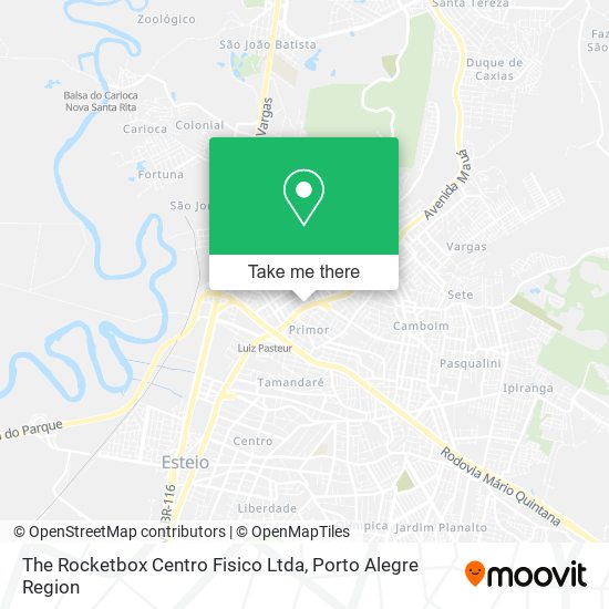 The Rocketbox Centro Fisico Ltda map