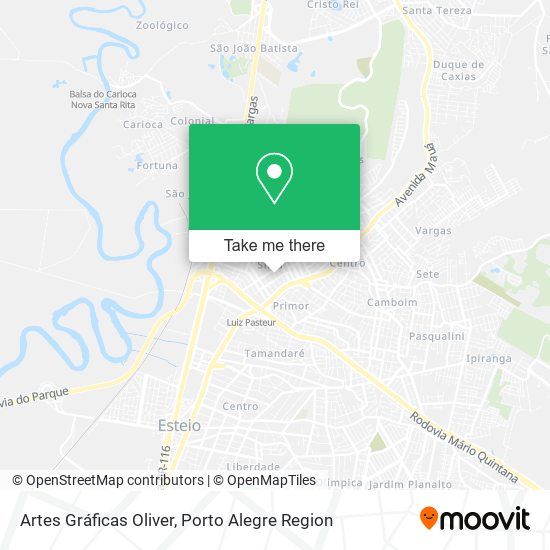 Artes Gráficas Oliver map