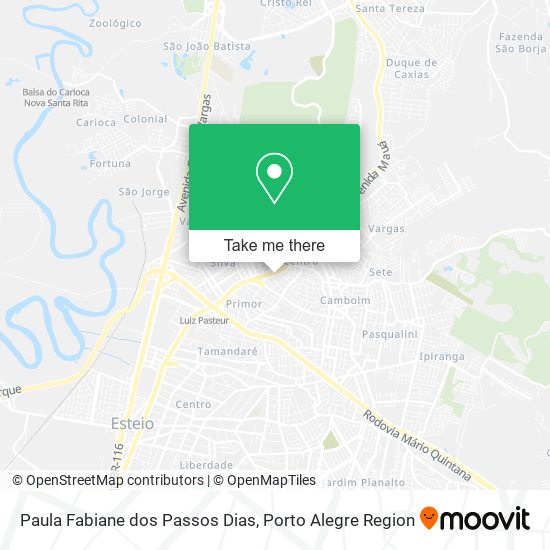 Paula Fabiane dos Passos Dias map