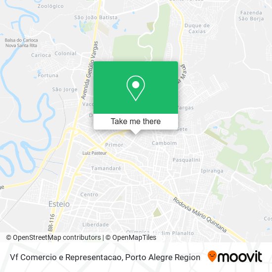 Vf Comercio e Representacao map