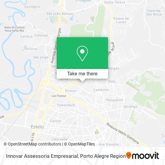 Innovar Assessoria Empresarial map