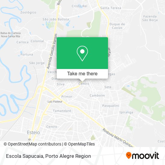 Escola Sapucaia map