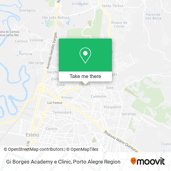 Gi Borges Academy e Clinic map
