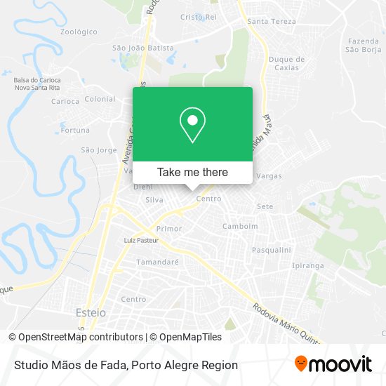 Studio Mãos de Fada map