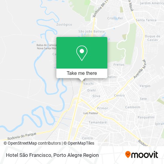Hotel São Francisco map