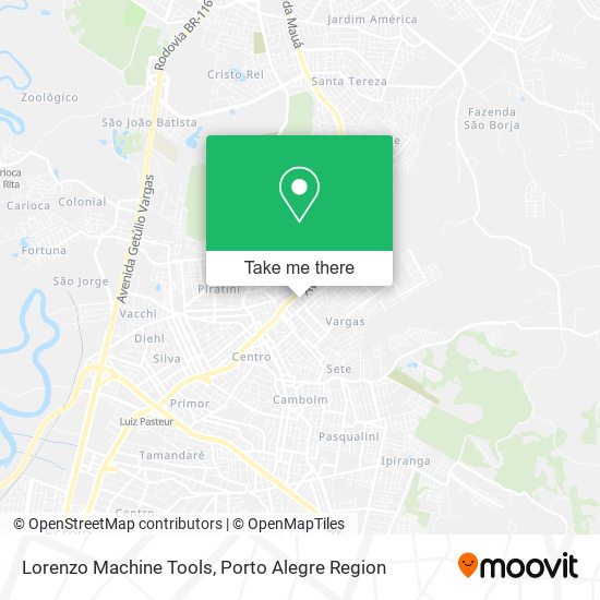 Lorenzo Machine Tools map