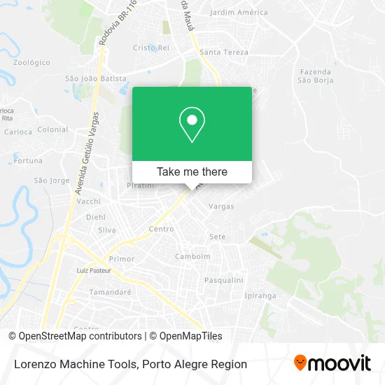 Lorenzo Machine Tools map