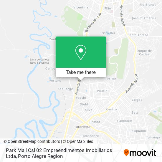 Mapa Park Mall Csl 02 Empreendimentos Imobiliarios Ltda