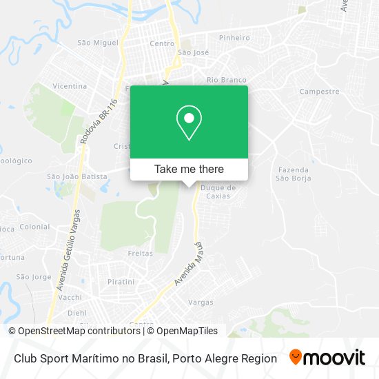 Club Sport Marítimo no Brasil map