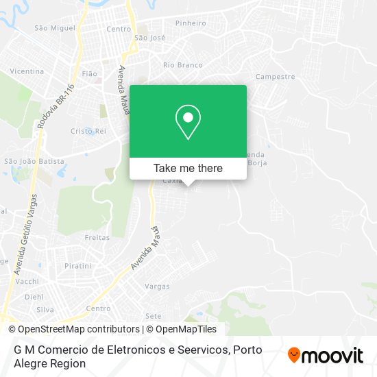 G M Comercio de Eletronicos e Seervicos map