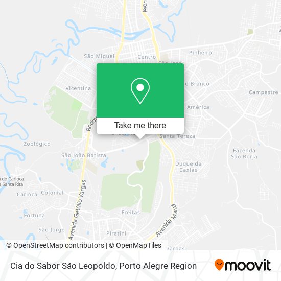 Cia do Sabor São Leopoldo map