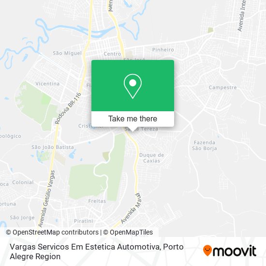 Vargas Servicos Em Estetica Automotiva map