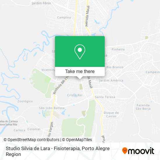 Studio Silvia de Lara - Fisioterapia map