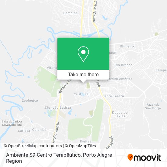 Mapa Ambiente S9 Centro Terapêutico