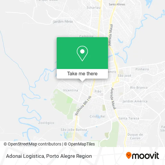 Adonai Logistica map
