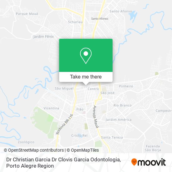 Dr Christian Garcia Dr Clovis Garcia Odontologia map