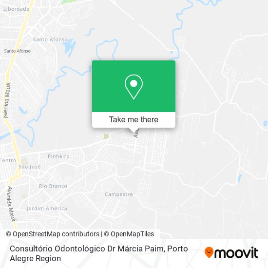 Consultório Odontológico Dr Márcia Paim map