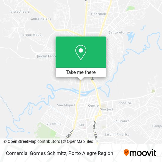 Comercial Gomes Schimitz map