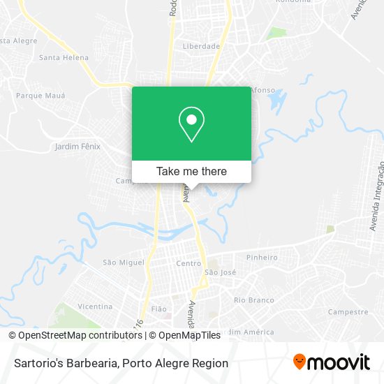 Sartorio's Barbearia map