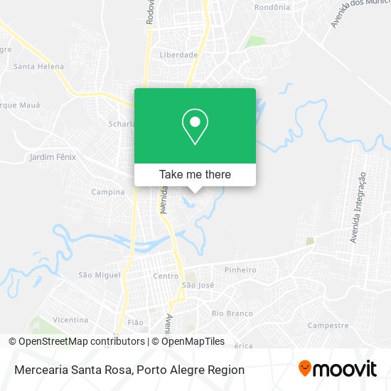 Mercearia Santa Rosa map