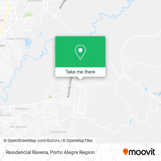 Residencial Ravena map