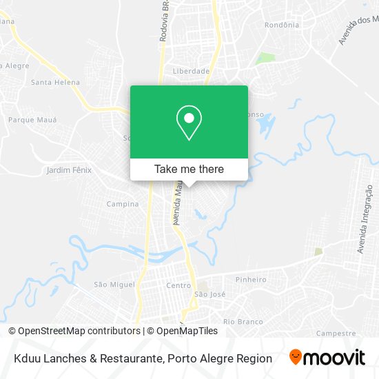 Kduu Lanches & Restaurante map