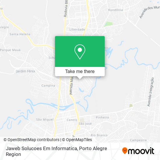 Mapa Jaweb Solucoes Em Informatica