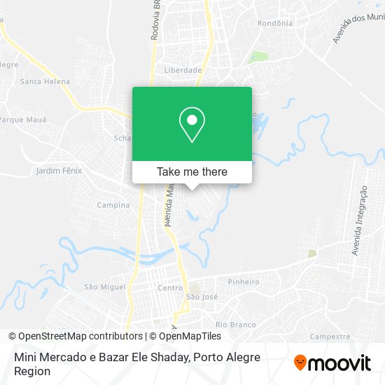 Mini Mercado e Bazar Ele Shaday map