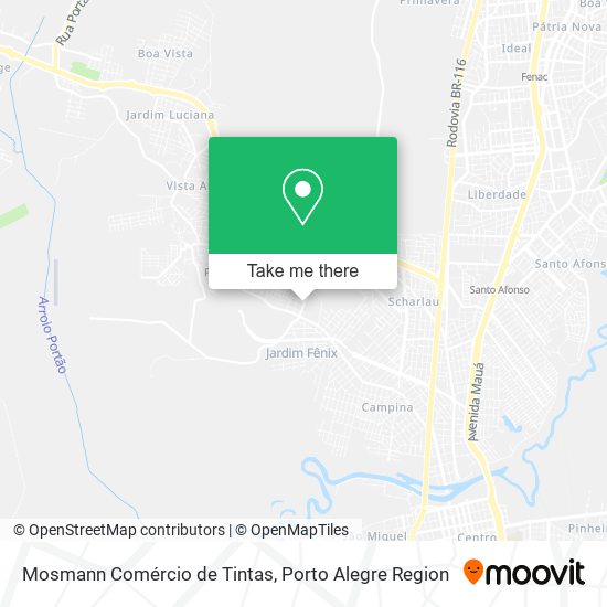 Mosmann Comércio de Tintas map