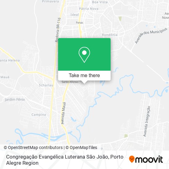 Congregação Evangélica Luterana São João map