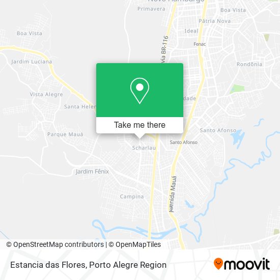 Estancia das Flores map