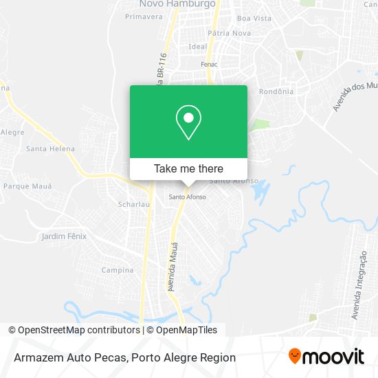 Armazem Auto Pecas map