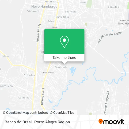 Banco do Brasil map