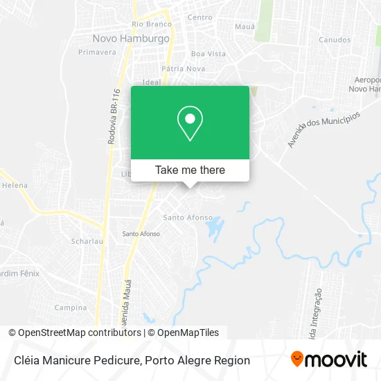 Cléia Manicure Pedicure map