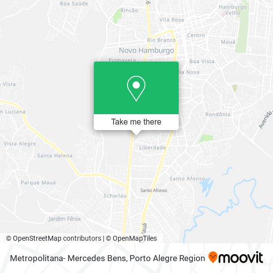 Mapa Metropolitana- Mercedes Bens