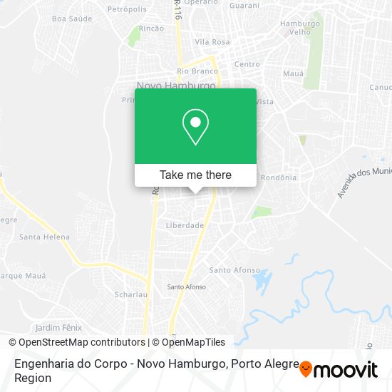 Engenharia do Corpo - Novo Hamburgo map