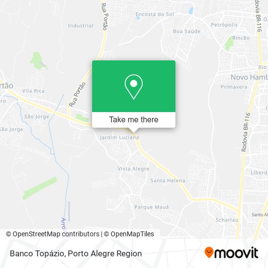 Banco Topázio map