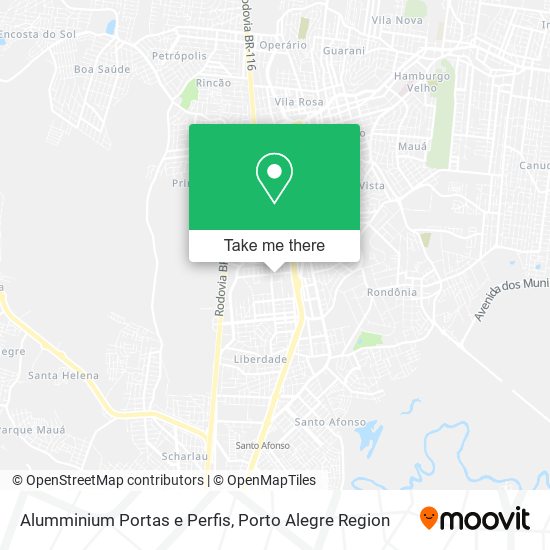 Alumminium Portas e Perfis map