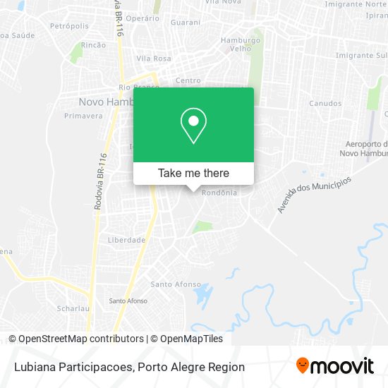 Lubiana Participacoes map