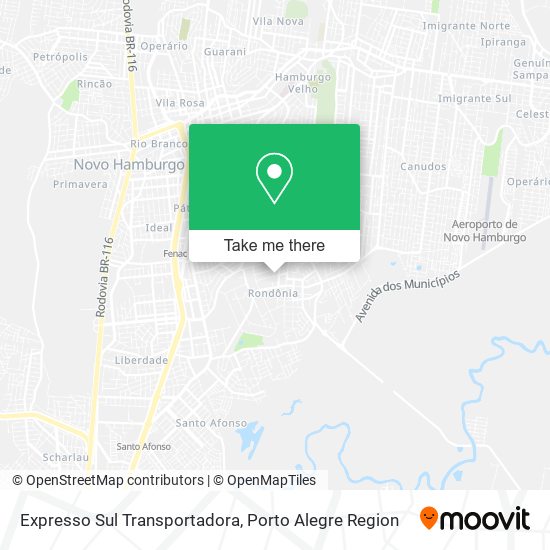 Expresso Sul Transportadora map