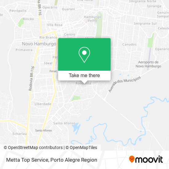 Mapa Metta Top Service